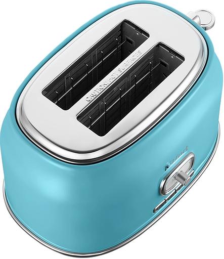 Тостер Kitfort КТ-6455 815Вт голубой/серебристый фото 3