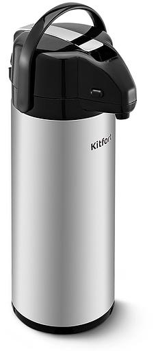 Диспенсер автоматический Kitfort КТ-1257 3000мл. серебристый/черный фото 1