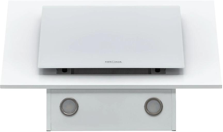 Вытяжка каминная Krona Vierkant 600 Pb белый управление: кнопочное (1 мотор) фото 6