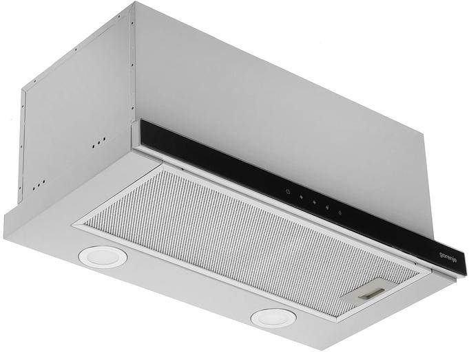 Вытяжка встраиваемая Gorenje TH60E8SGB серебристый управление: кнопочное (1 мотор) фото 2