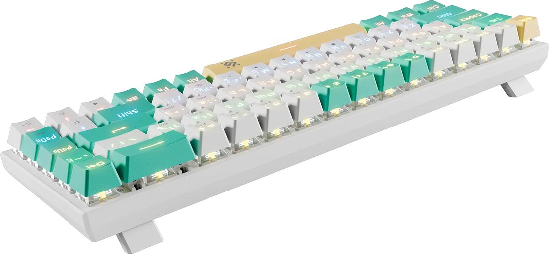 Клавиатура Defender Vexx Pro GK-084 механическая белый/зеленый Multimedia LED (45084) фото 6
