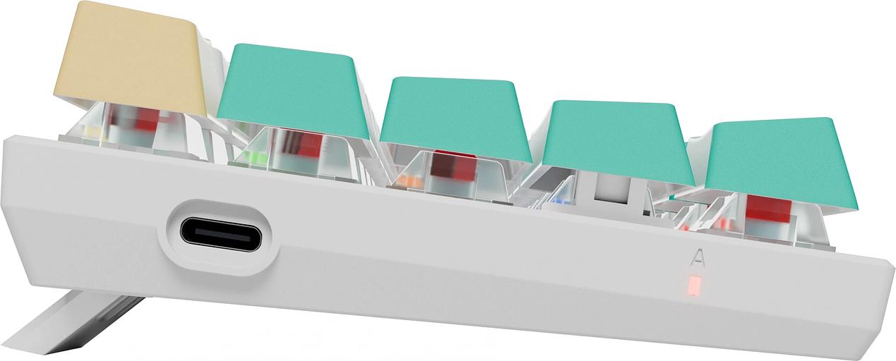 Клавиатура Defender Vexx Pro GK-084 механическая белый/зеленый Multimedia LED (45084) фото 7