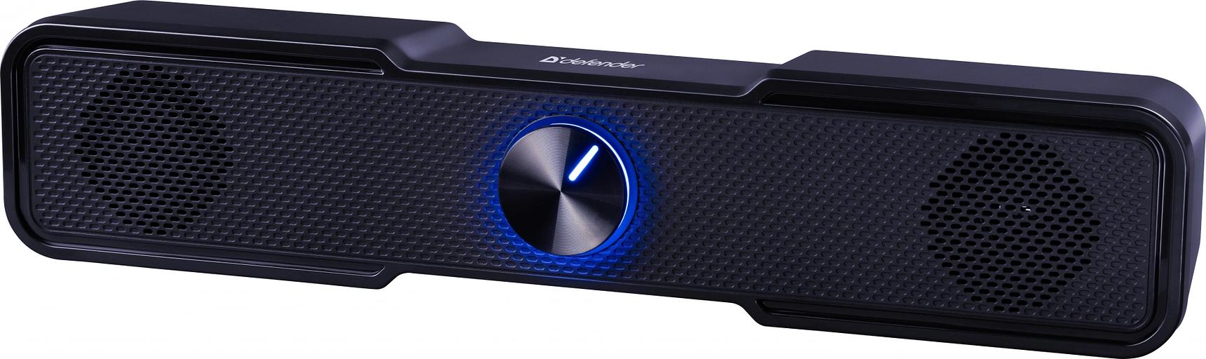 Саундбар Defender Z12 2.0 черный 6Вт фото 1