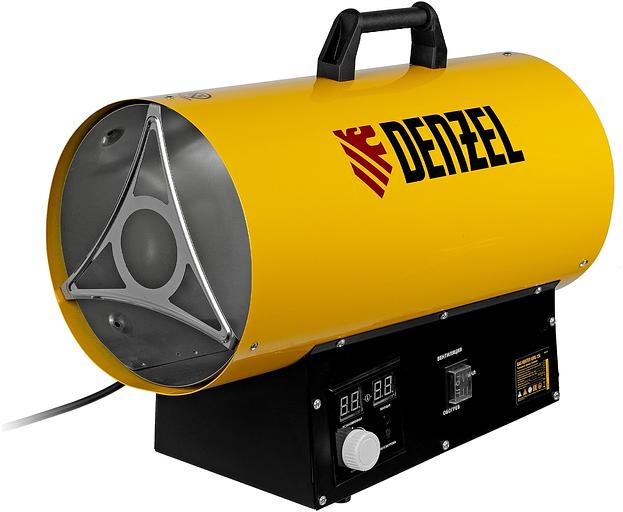 Тепловая пушка газовая Denzel GHG-15i 15000Вт желтый/черный фото 1