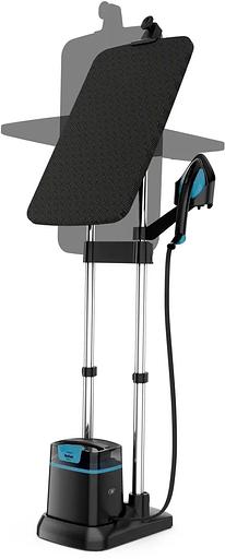 Отпариватель напольный Tefal Ixeo+ QT1511E0 2980Вт черный/голубой фото 3