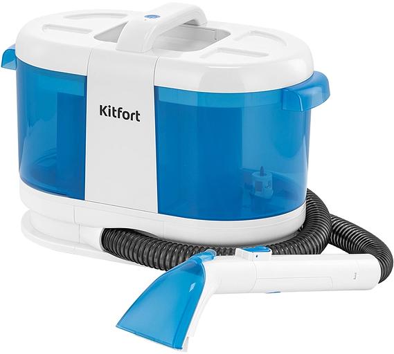 Пылесос моющий Kitfort КТ-5376 170Вт голубой/белый фото 1