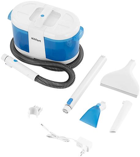 Пылесос моющий Kitfort КТ-5376 170Вт голубой/белый фото 4