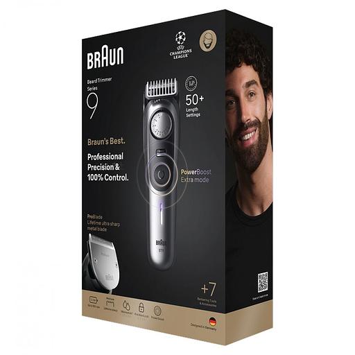 Триммер Braun BT9520 серебристый (насадок в компл:4шт) фото 4