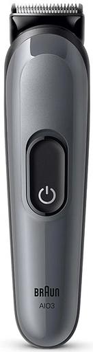 Триммер Braun AIO3500 серый (насадок в компл:3шт) фото 1