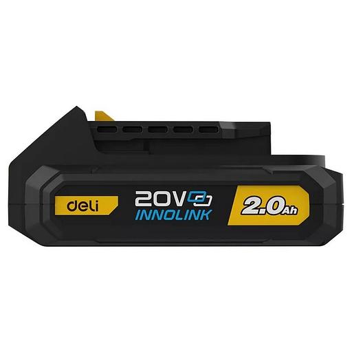 Аккумулятор Deli DL-DC20A2 (2А*ч, 20В, Li-ion) фото 3