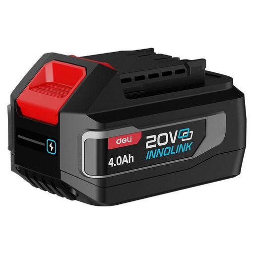 Аккумулятор Deli DE-DC20A4 (4А*ч, 20В, Li-ion) фото 1