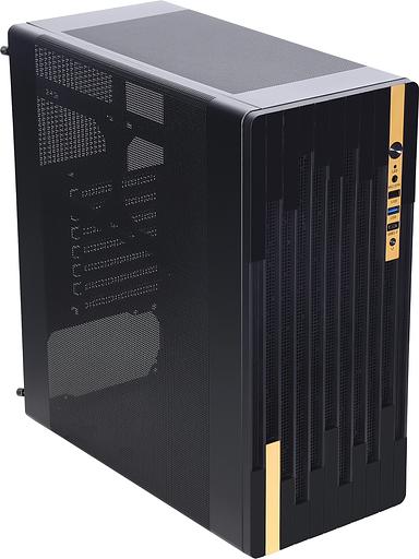 Корпус Accord ACC-188R2 черный без БП ATX 4x120mm 1xUSB2.0 1xUSB3.0 1xUSB3.1 audio фото 4