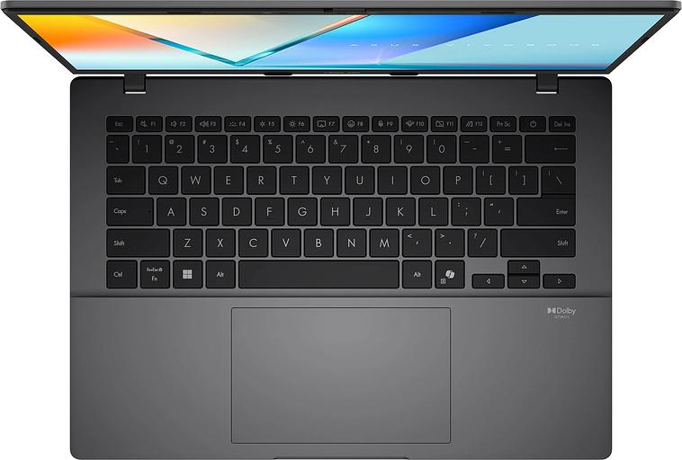 Ноутбук Asus VivoBook S14 S3407QA-SF044W Snapdragon X X1-26-100 16Gb SSD1Tb Qualcomm Adreno 14" OLED FHD+ (1920x1200) Windows 11 Home grey WiFi BT Cam (90NB16B2-M004B0) фото 7