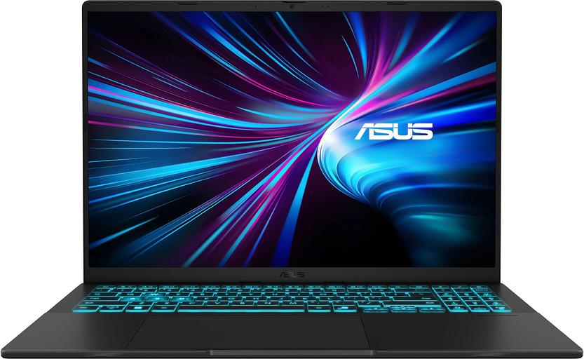 Ноутбук Asus VivoBook 16 V3607VM-RP090 Core 5 210H 16Gb SSD512Gb NVIDIA GeForce RTX5060 8Gb 16" IPS WUXGA (1920x1200) без ОС black WiFi BT Cam (90NB16K1-M006T0) фото 1