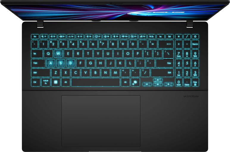 Ноутбук Asus VivoBook 16 V3607VM-RP090 Core 5 210H 16Gb SSD512Gb NVIDIA GeForce RTX5060 8Gb 16" IPS WUXGA (1920x1200) без ОС black WiFi BT Cam (90NB16K1-M006T0) фото 4