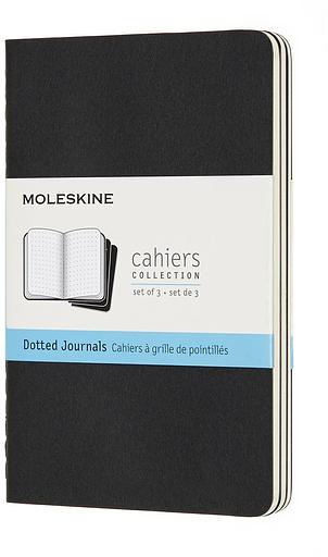 Блокнот Moleskine CAHIER JOURNAL QP314 Pocket 90x140мм обложка картон 64стр. пунктир черный (3шт) фото 3