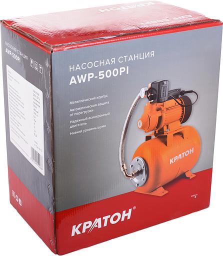 Насосная станция центробежный Кратон AWP-500PI 500Вт 3000л/час (5 04 05 006) фото 8
