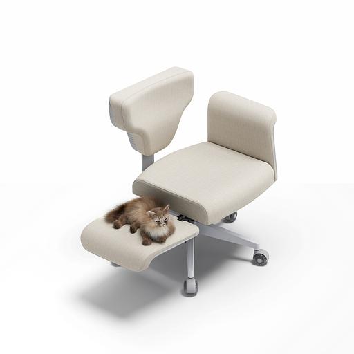 Кресло-трансформер FoxGear STUDIO Fabric, светло-серый фото 1