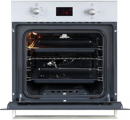 Духовой шкаф Газовый MBS DG-602WH стекло белое/черный фото 2