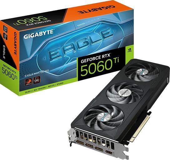 Видеокарта Gigabyte PCI-E 5.0 GV-N506TEAGLEMAX OC-16GD 1.0 NVIDIA GeForce RTX 5060TI 16Gb 128bit GDDR7 2572/28000 HDMIx1 DPx3 HDCP Ret фото 10