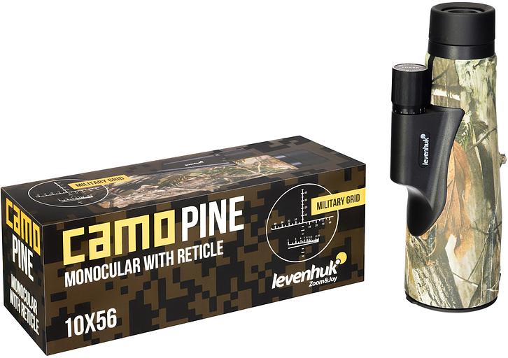 Монокуляр Levenhuk 10-10x 56мм Camo Pine 10x56 камуфляж (81947) фото 5