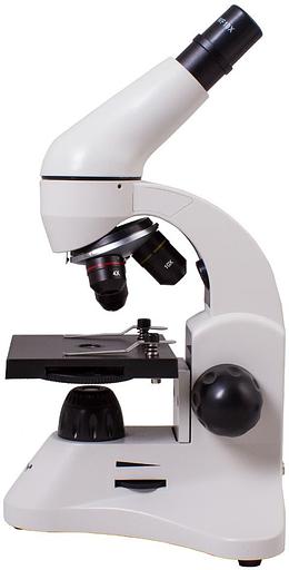 Микроскоп Levenhuk Rainbow 50L монокуляр 40-800x на 3 объектива лунный камень фото 3