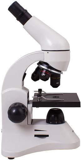 Микроскоп Levenhuk Rainbow 50L монокуляр 40-800x на 3 объектива лунный камень фото 5