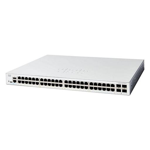 Коммутатор CISCO Catalyst 1300 48x 10/100/1000 Ethernet RJ-45 ports, 4x 1G SFP uplinks, RackMount kit, C1300-48T-4G фото 1