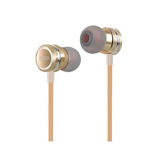 HOCO M16/ Наушники + микрофон/ Кнопка ответа/ 1.2м/ 3.5 mm jack/Gold фото 1