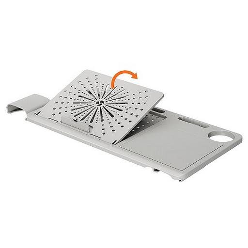 Съёмный ноутбучный столик для кресла FoxGear NETZ NTray, серый фото 1