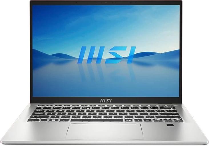 Ноутбук MSI Prestige 14 AI EVO C1MG-001US Ultra 9 185H 64Gb SSD2Tb Intel Iris Xe graphics 14" IPS FHD+ (1920x1200) Windows 11 Pro Multi Language silver WiFi BT Cam (9S7-14N111-001) фото 1