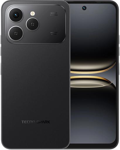 Смартфон Tecno Spark 40 256Gb 8Gb черный моноблок 3G 4G 6.78" 1080x2436 Android 14 64Mpix 802.11 a/b/g/n/ac NFC GPS GSM900/1800 GSM1900 Protect фото 1