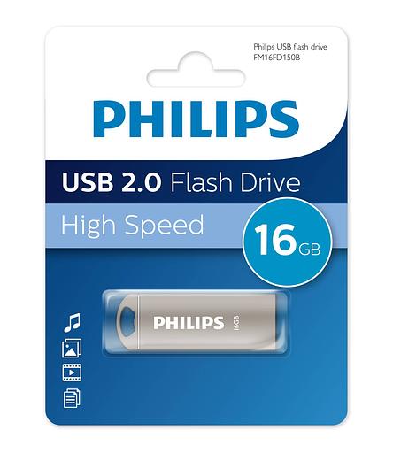 Флеш накопитель 16GB PHILIPS IRON 2.0 16GB, USB 2.0 фото 1