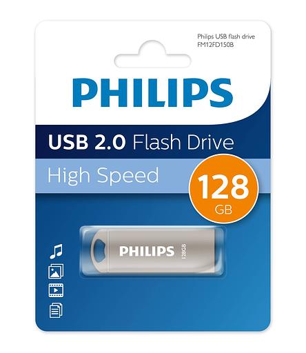 Флеш накопитель 128GB PHILIPS IRON 2.0 128GB, USB 2.0 фото 1