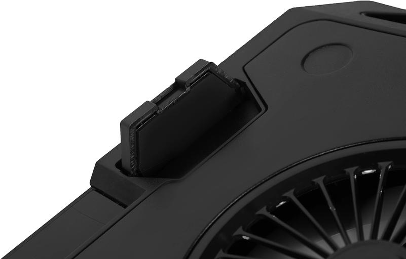 Подставка для ноутбука Digma D-NCP170-2x110RGB 18" 400x288x45мм 52дБ 2xUSB 2x 110ммFAN 1250г Fan-control металл/пластик черный фото 2