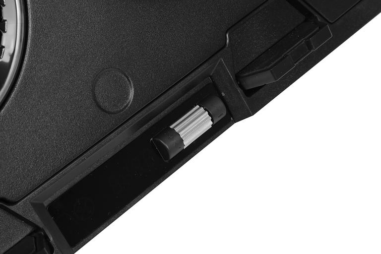 Подставка для ноутбука Digma D-NCP170-2x110RGB 18" 400x288x45мм 52дБ 2xUSB 2x 110ммFAN 1250г Fan-control металл/пластик черный фото 3