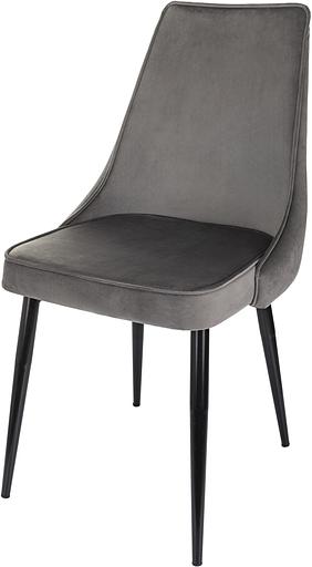 Стул для дома Бюрократ CH-K4 т.серый Holland 18 металл черный на ножках (CH-K4_1/HL18) фото 3