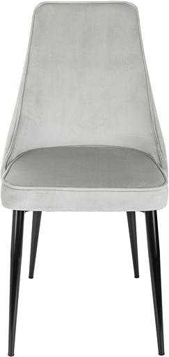 Стул для дома Бюрократ CH-K4 св.серый Holland 09 металл черный на ножках (CH-K4_1/HL09) фото 2