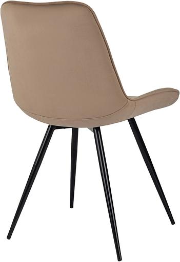 Стул для дома Бюрократ CH-K2 св.коричневый Holland 65 металл черный на ножках (CH-K2_1/HL65) фото 4