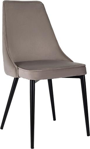 Стул для дома Бюрократ CH-K4_2 комплект 2шт т.бежевый Holland 61 металл черный на ножках (CH-K4_1/HL61_2) фото 2