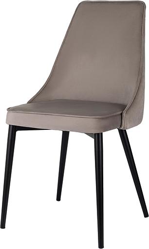 Стул для дома Бюрократ CH-K4_2 комплект 2шт т.бежевый Holland 61 металл черный на ножках (CH-K4_1/HL61_2) фото 4