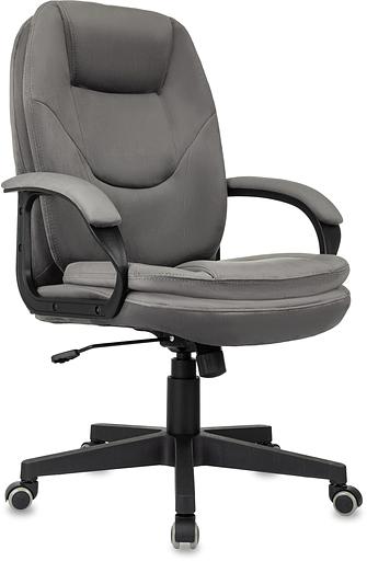 Кресло руководителя Бюрократ CH-668 темно-серый Holland 18 крестов. пластик фото 1