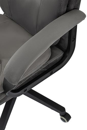 Кресло руководителя Бюрократ CH-668 темно-серый Holland 18 крестов. пластик фото 6
