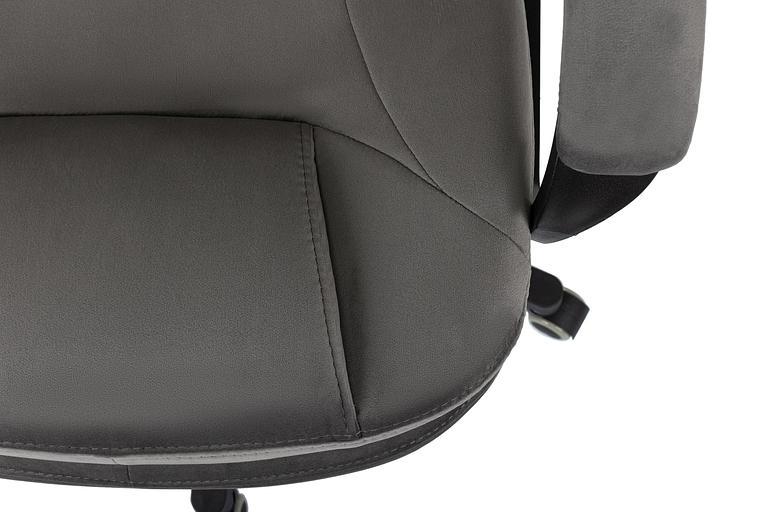 Кресло руководителя Бюрократ CH-668 темно-серый Holland 18 крестов. пластик фото 7