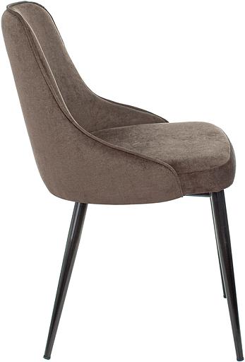 Стул Бюрократ KF-5 коричневый Light 10 металл черный на ножках (KF-5/LT-10_AGAVA) фото 3