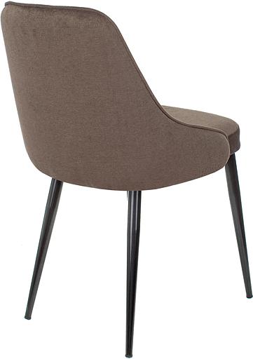 Стул Бюрократ KF-5 коричневый Light 10 металл черный на ножках (KF-5/LT-10_AGAVA) фото 4