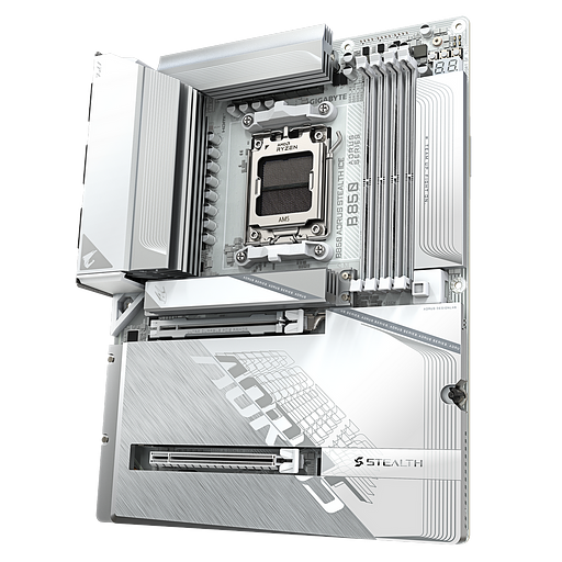 Материнская плата Gigabyte B850 AORUS STEALTH ICE, RTL фото 3