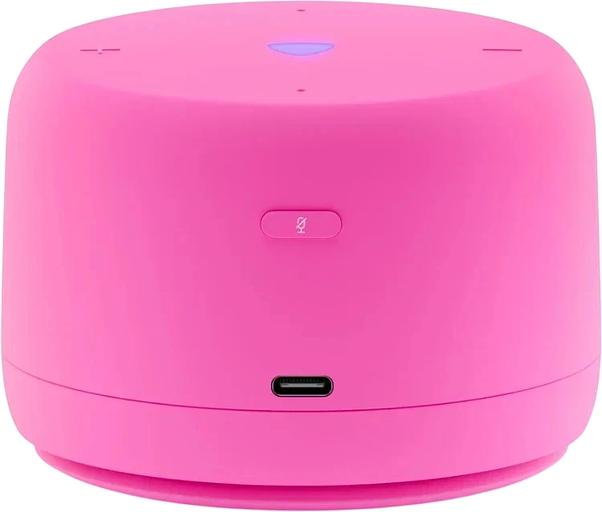 Умная колонка Яндекс Станция Лайт 2 с Алисой, без часов, 6 Вт, модель YNDX-00028 (розовый) фото 2
