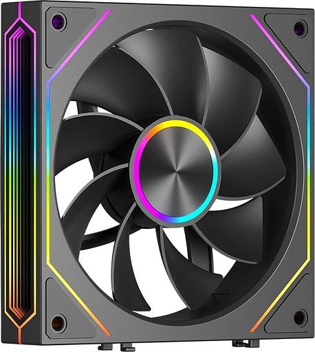 Вентилятор для корпуса PcCooler F3 X120R BK Reverse ARGB 120х120x25 черный 4-pin 28.4дБ (F3 X120R ARGB BK) Ret фото 1