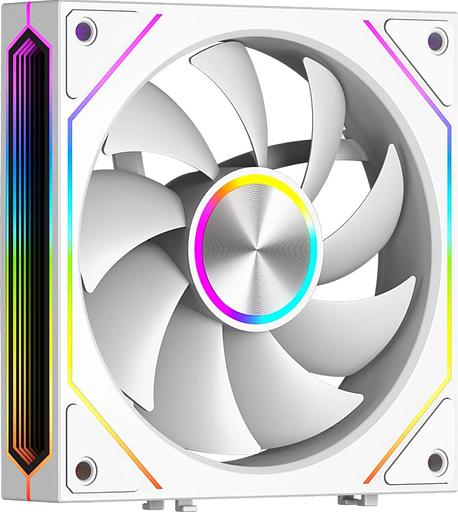 Вентилятор для корпуса PcCooler F3 X120 WH ARGB 120х120x25 белый 4-pin (F3X120-WHAC012-GL) Ret фото 1